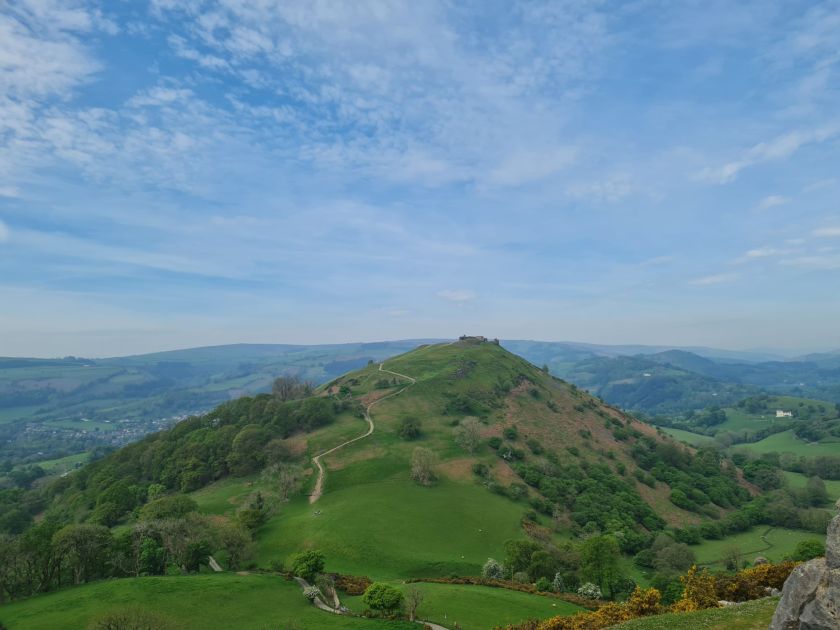 A view of Castell Dinas Bran.